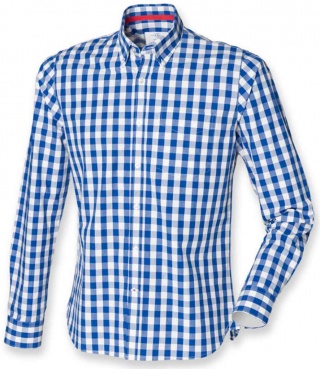 Front Row FR500 Long Sleeve Checked Cotton Shirt